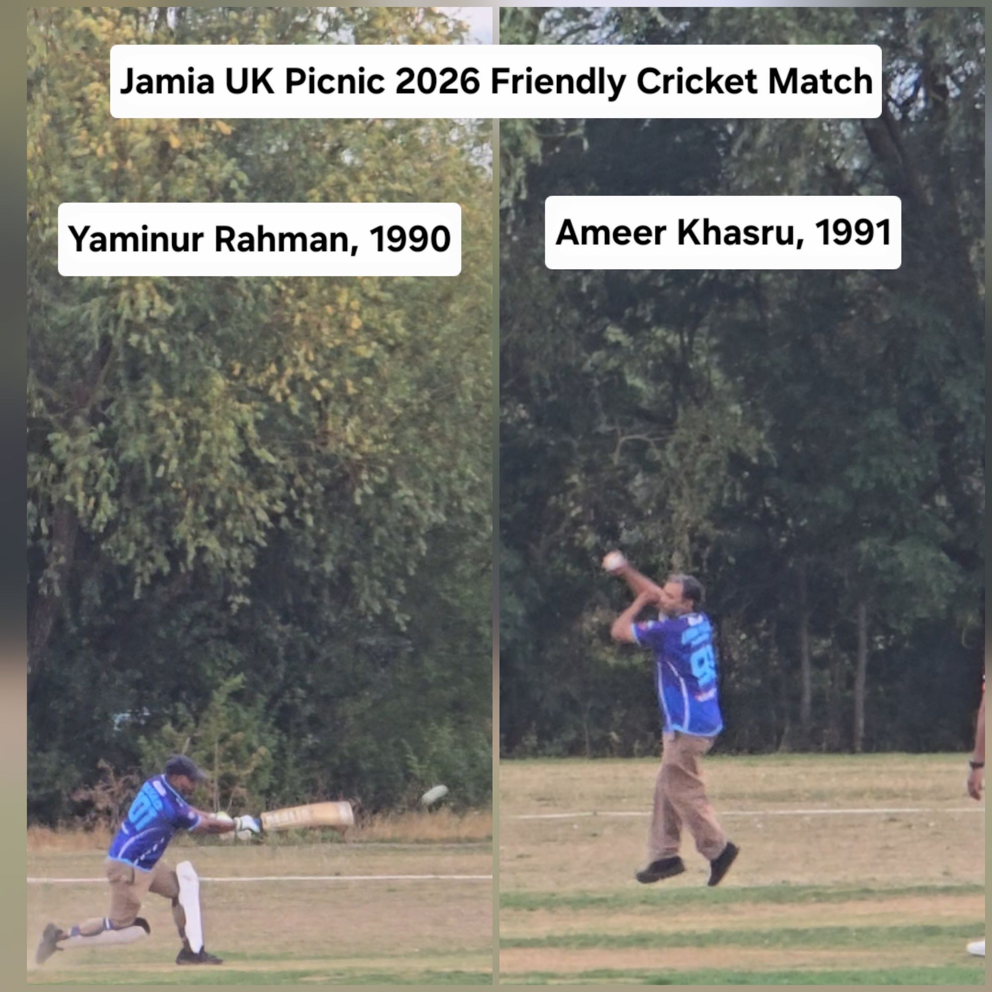 🏏 ব্যাটে-বলে জমজমাট লড়াই – Jamia UK Picnic 2026 🏏🔥 ম্যাচের বড় চমক – ইয়ামিন ও খসরু! লেদার বলে ব্যাটিং, বোলিং ও ফিল্ডিংয়ে দুর্দান্ত!
